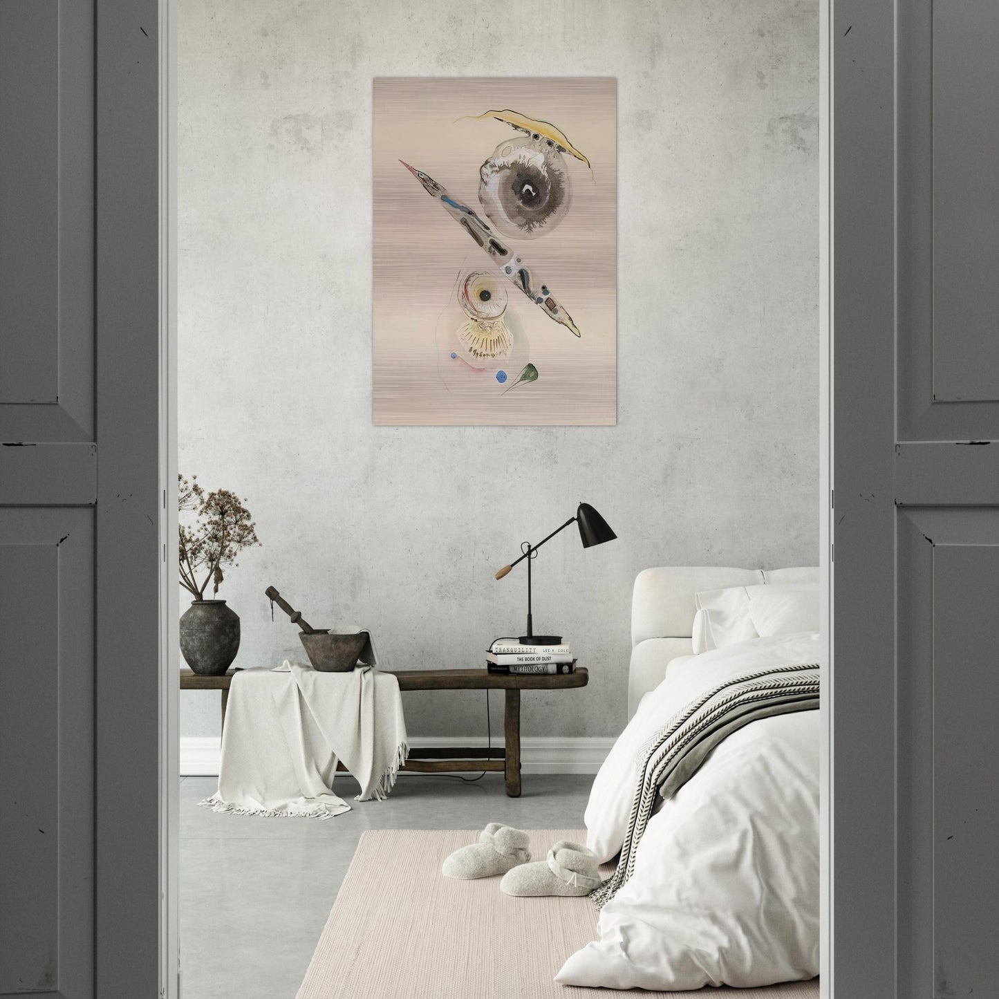 UNTITLED - Rudolf Bauer Brushed Aluminum Print - 70x100 cm / 28x40 inches | Rudolf Bauer Aluminum Print | Rudolf Bauer Prints