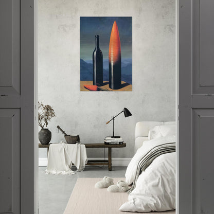THE EXPLANATION 1952 - Rene Magritte Brushed Aluminum Print - 70x100 cm / 28x40 inches | Rene Magritte Aluminum Print | Rene Magritte Prints