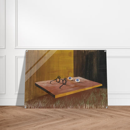 EYES ON THE TABLE 1938 - Remedios Varo Acrylic Print - 70x100 cm / 28x40″ inches