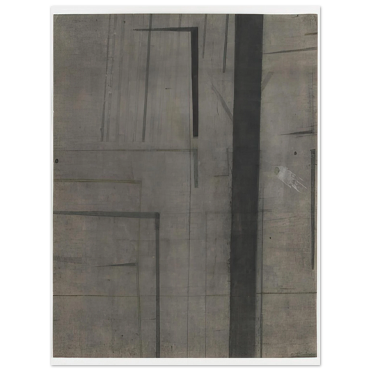 Nasreen Mohamedi - Untitled - 1969  75x100 cm / 30x40inches Fine Art Poster