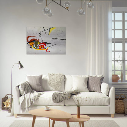 Do It Yourself  Violin  - Andy Warhol Brushed Aluminum Print - 70x100 cm / 28x40 inches | Andy Warhol Aluminum Print | Andy Warhol Prints