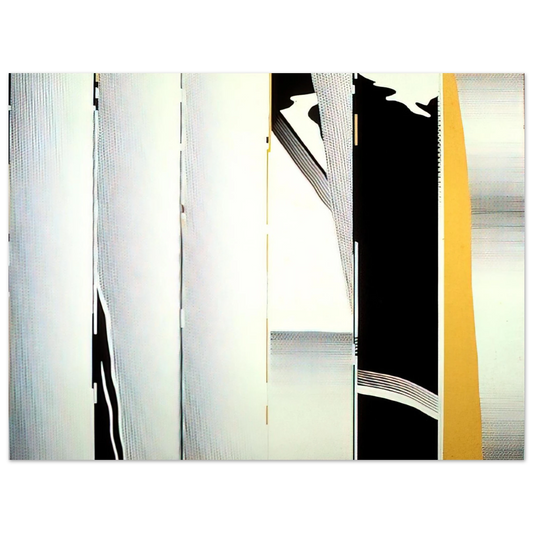 Roy Lichtenstein - MIRROR SIX PANELS 1 1970  75x100 cm / 30x40inches Fine Art Poster