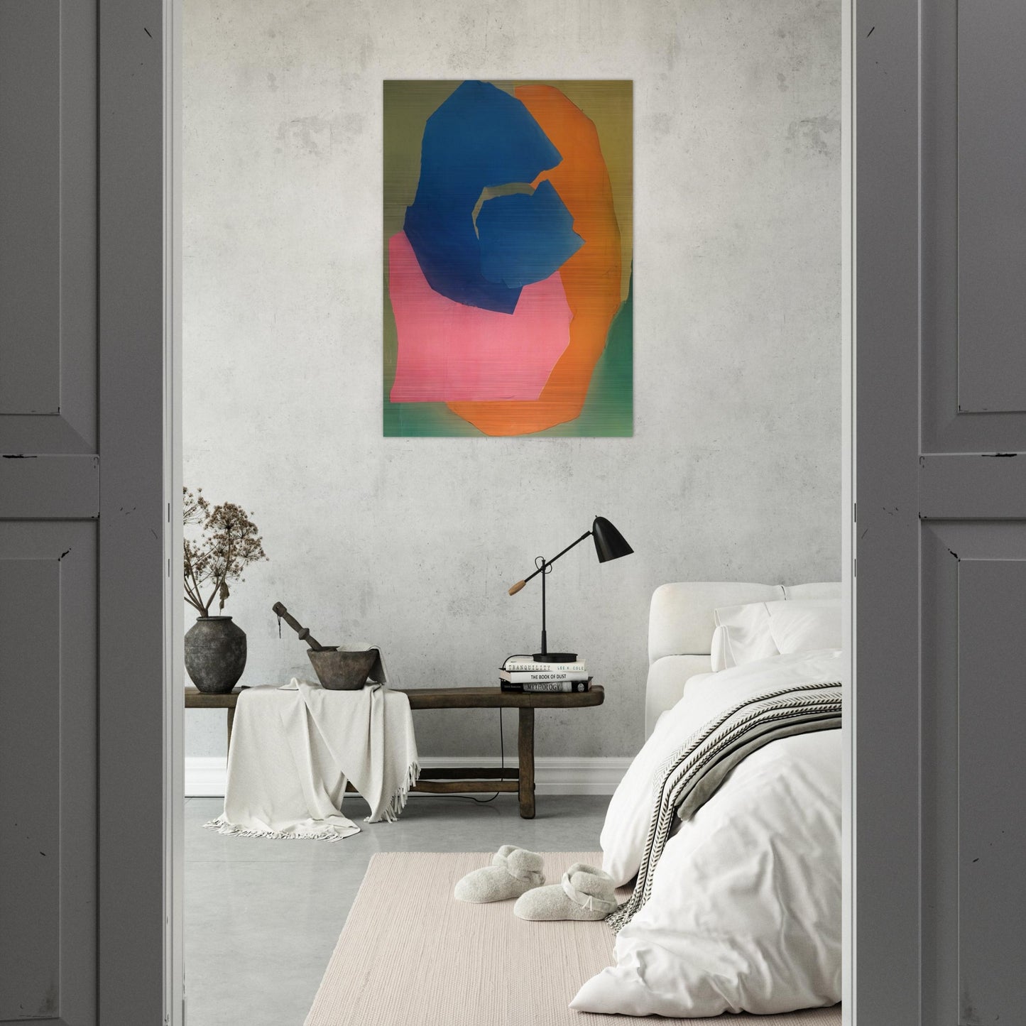 KALANI HAWAII 1969 - Esteban Vicente Brushed Aluminum Print - 70x100 cm / 28x40 inches | Esteban Vicente Aluminum Print | Esteban Vicente Prints