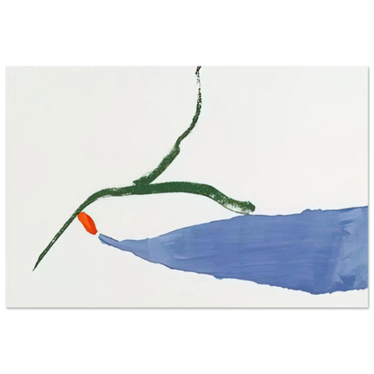Helen Frankenthaler - A Little Zen - 1970 Wall art - 30x45 cm / 12x18 Inches - Premium Wooden Framed Poster With Fine Art Paper - Wood frame