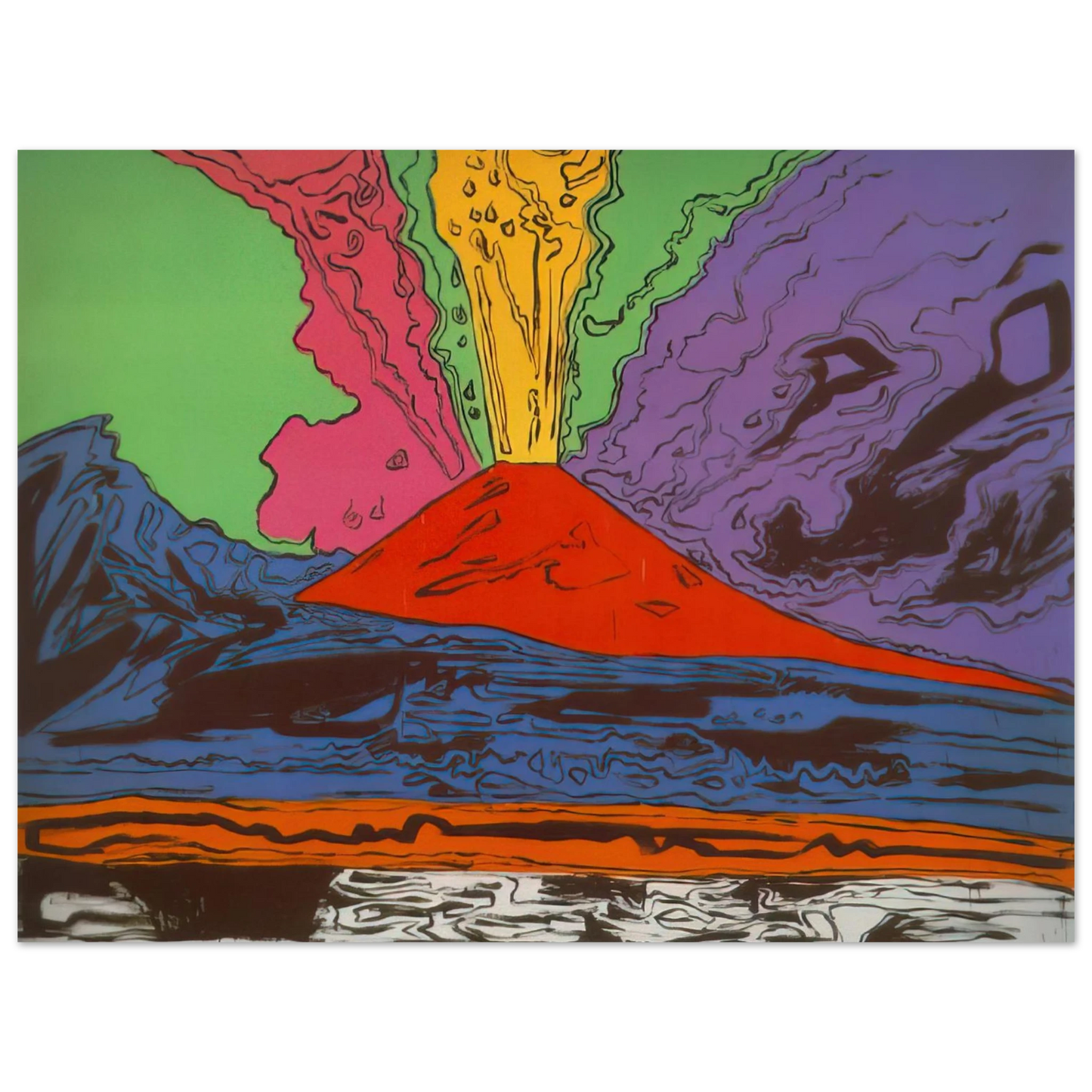 Andy Warhol - Vesuvius Fine Art Poster