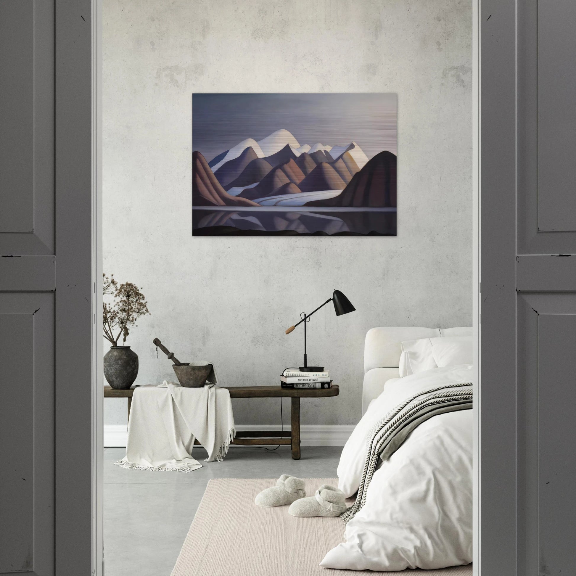 Mount Thule, Bylot Island - 1930 - Lawren Harris Brushed Aluminum Print - 70x100 cm / 28x40 inches | Lawren Harris Aluminum Print | Lawren Harris Prints