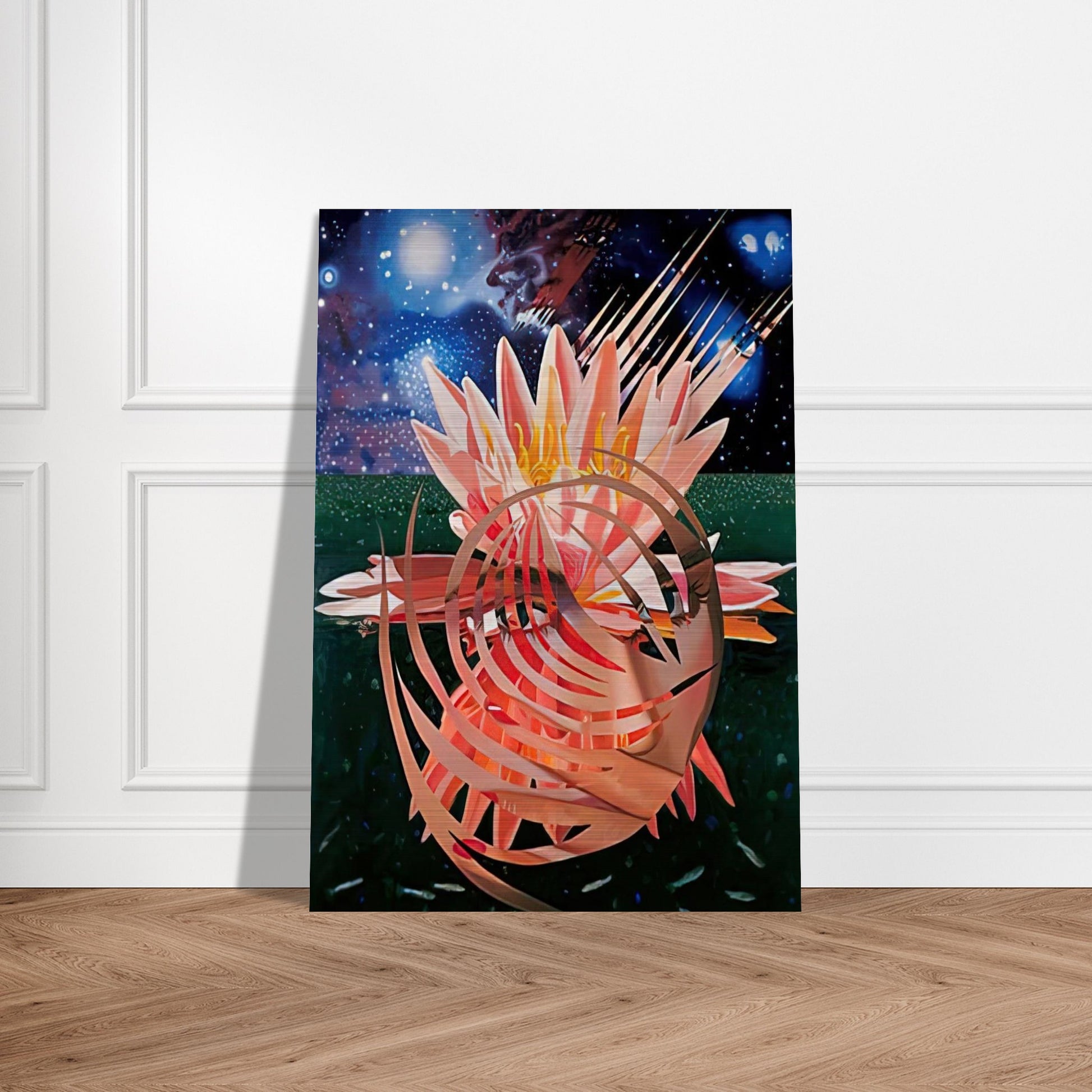 Welcome to the Water Planet - James Rosenquist Brushed Aluminum Print - 70x100 cm / 28x40 inches | James Rosenquist Aluminum Print | James Rosenquist Prints