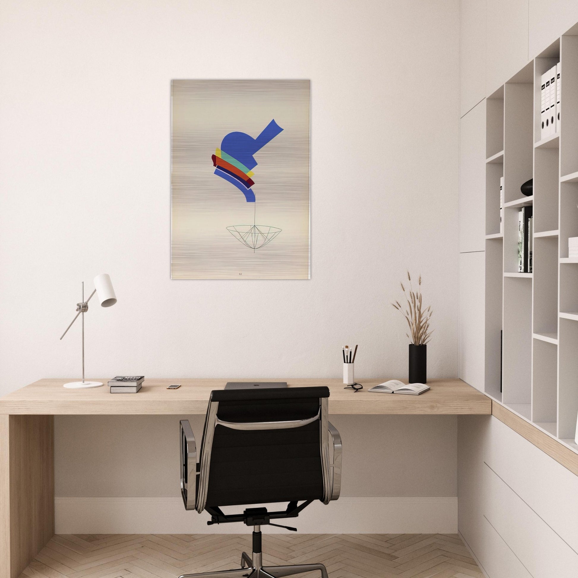 DECANTER FROM THE PORTFOLIO REVOLVING DOORS 1926 - Man Ray Brushed Aluminum Print - 70x100 cm / 28x40 inches | Man Ray Aluminum Print | Man Ray Prints
