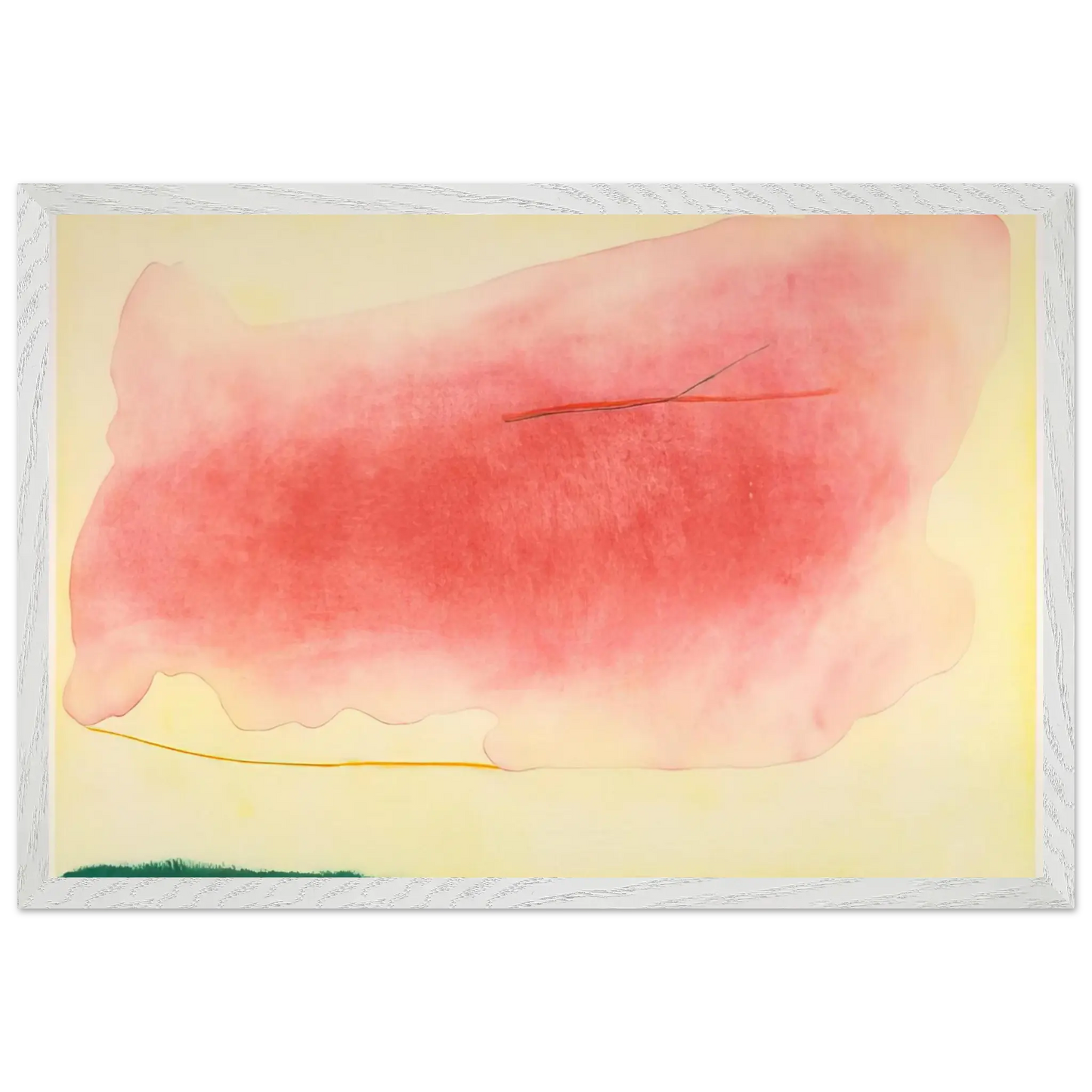 Helen Frankenthaler - Nepenthe - 1972 Wall art - 30x45 cm / 12x18 Inches - Premium Wooden Framed Poster With Fine Art Paper - Black frame