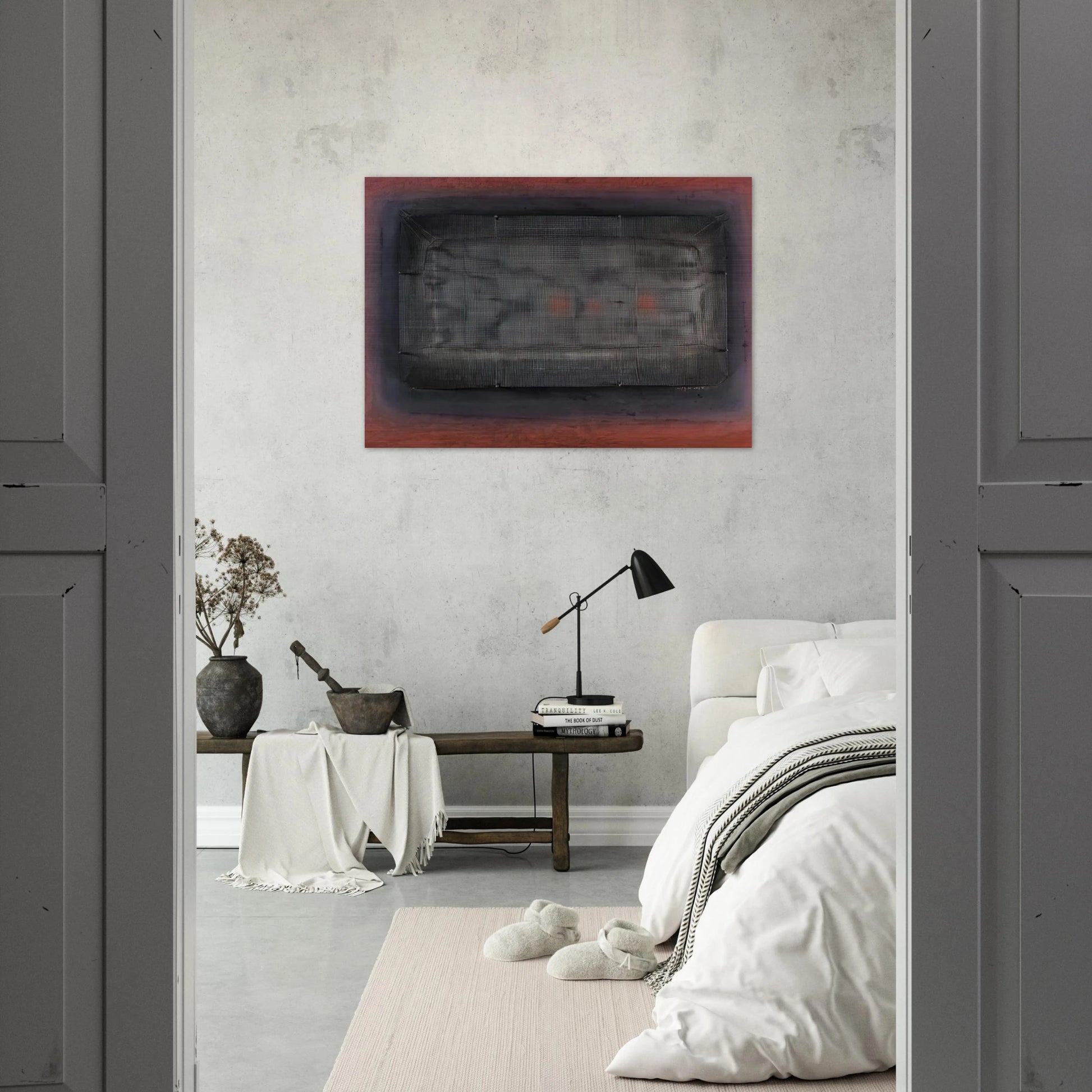Espejismo - Art Informel - Manuel Rivera Brushed Aluminum Print - 70x100 cm / 28x40 inches | Manuel Rivera Aluminum Print | Manuel Rivera Prints