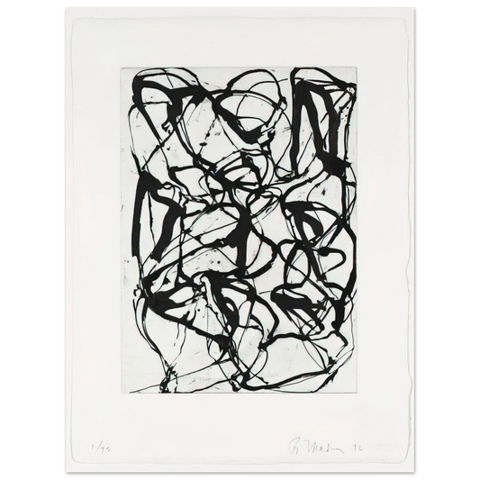 Brice Marden - Han Shan Exit - 1992  75x100 cm / 30x40inches Fine Art Poster