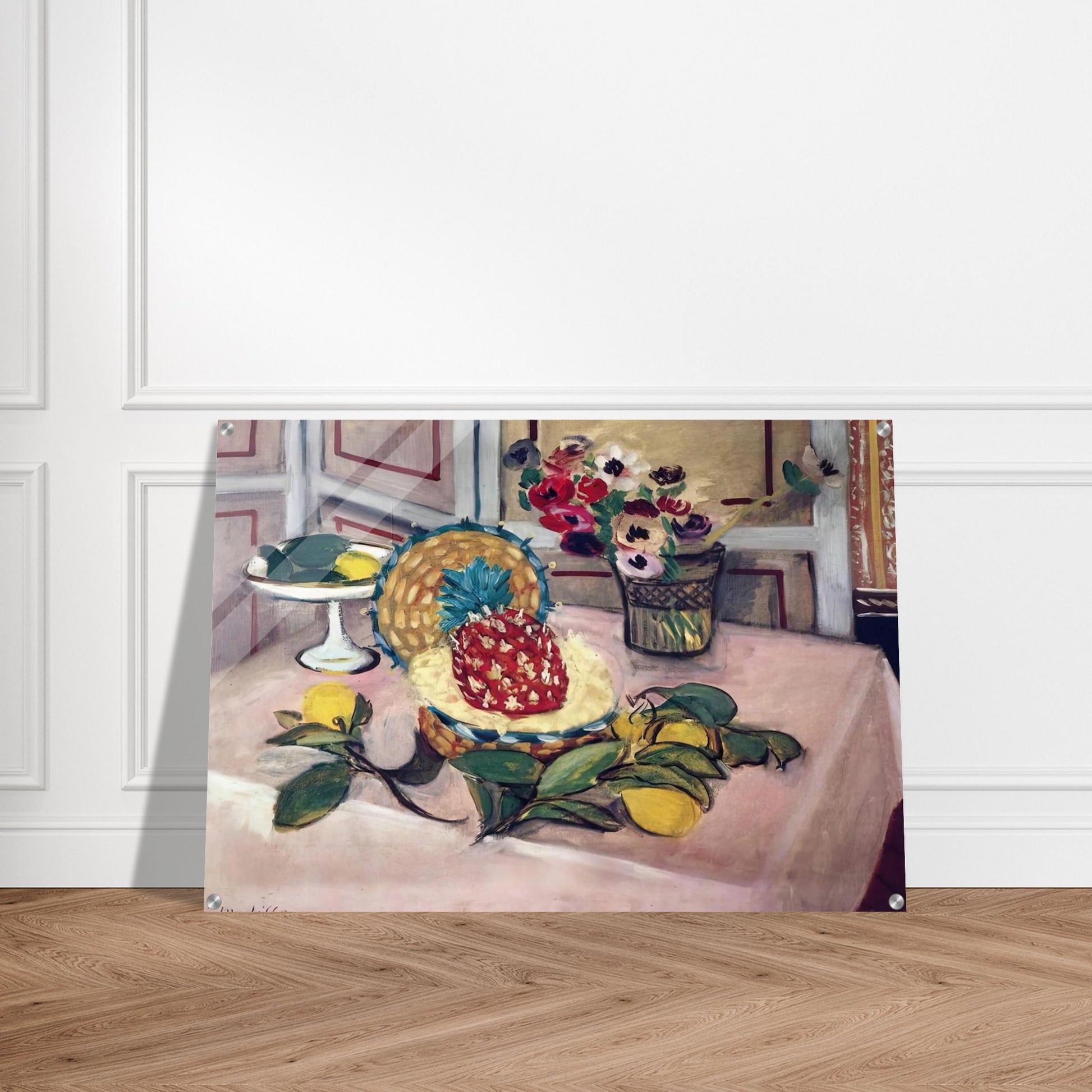 STILL LIFE WITH PINEAPPLES 1 - Henri Matisse Acrylic Print - 70x100 cm / 28x40″ inches