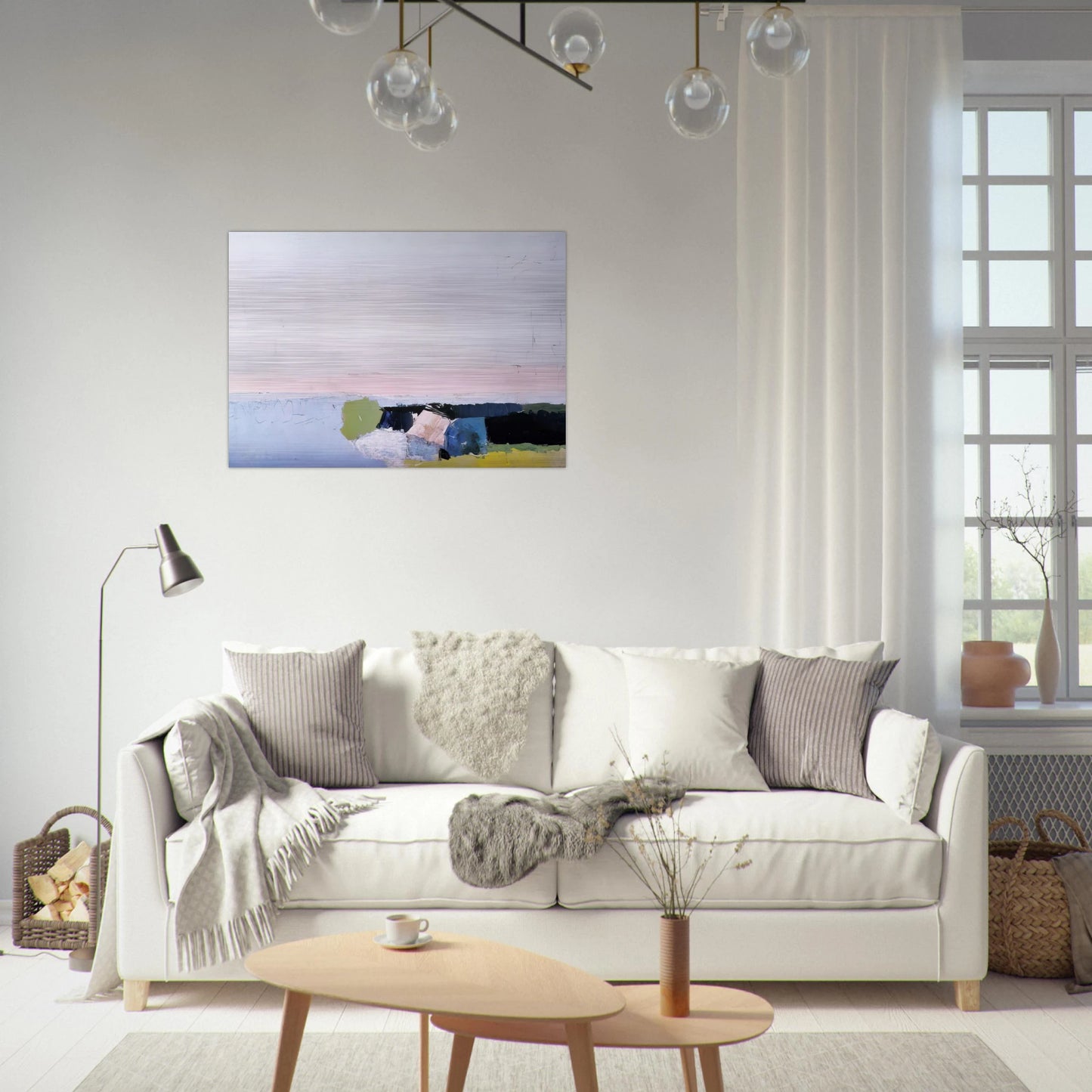 Bord de Mer - 1952 - Nicolas de Stael Brushed Aluminum Print - 70x100 cm / 28x40 inches | Nicolas de Stael Aluminum Print | Nicolas de Stael Prints