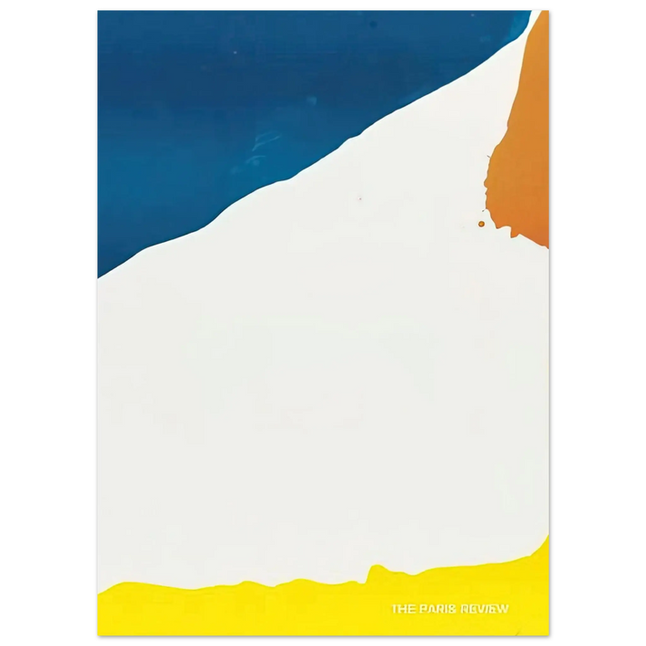 Helen Frankenthaler - Paris Review - 1966 Wall art - 40x50 cm / 16x20 Inches - Premium Wooden Framed Poster With Fine Art Paper - Black frame