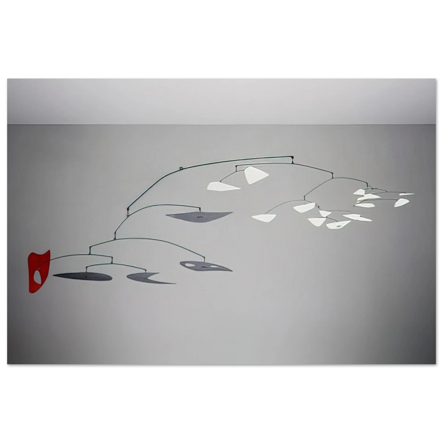 Alexander Calder - 1 RED 4 BLACK PLUS X WHITE 1947 Fine Art Poster
