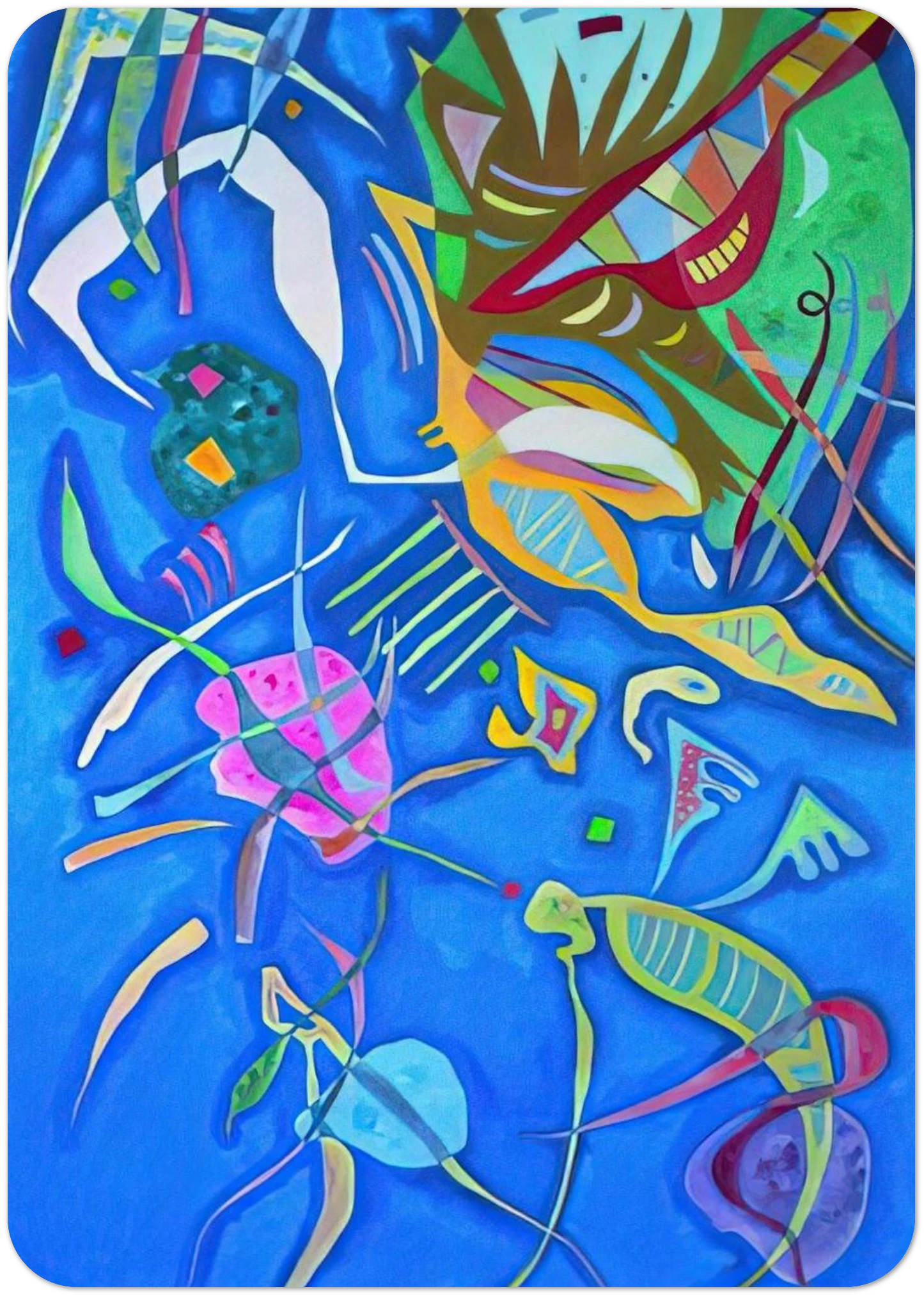 GROUPING 1937 By Wassily Kandinsky Pack of 10 Post Cards | Wassily Kandinsky Post Cards | A6 (10.5 x 14.8 cm) - 4.1 x 5.8 inches