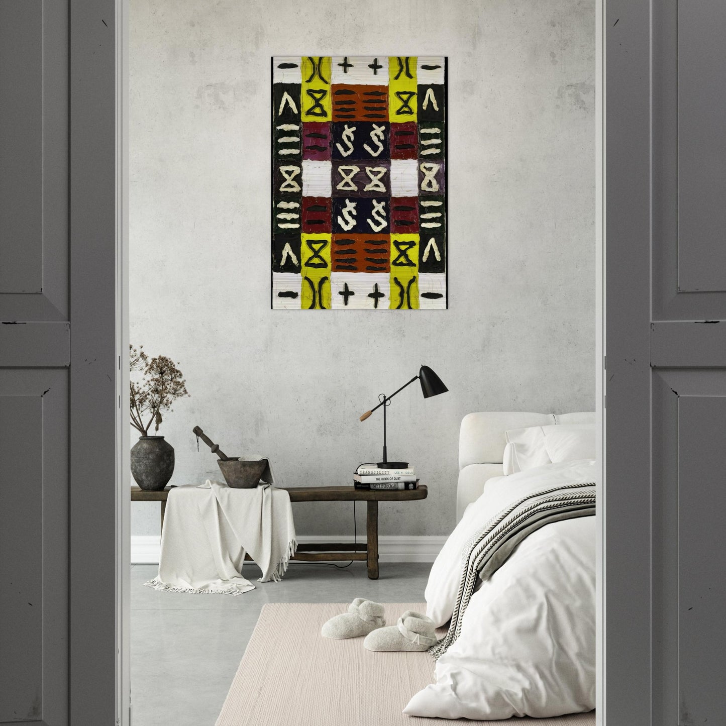 A Perfect Equal Area I - 1960 - Alfred Jensen Brushed Aluminum Print - 70x100 cm / 28x40 inches | Alfred Jensen Aluminum Print | Alfred Jensen Prints