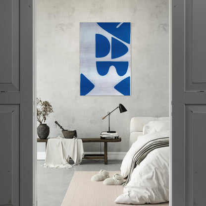 Berlin Blues 6 - 1966 - William Scott Brushed Aluminum Print - 70x100 cm / 28x40 inches | William Scott Aluminum Print | William Scott Prints
