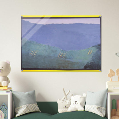 Cheat River - 1968 - Ronnie Landfield Acrylic Print - 70x100 cm / 28x40″ inches