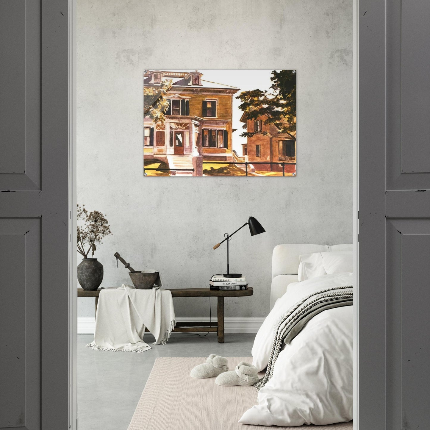 Davis House - Edward Hopper Acrylic Print - 70x100 cm / 28x40″ inches