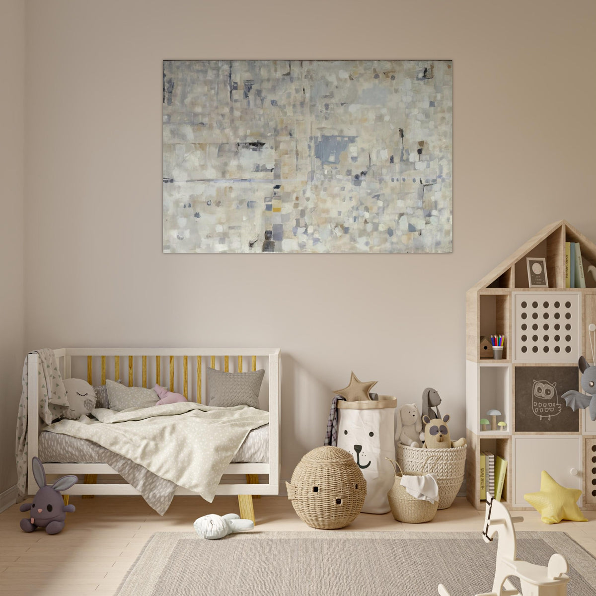 Blanche - 1958 - Maria Helena Vieira da Silva Art Prints - 100x150 cm / 40x60″ inches | Maria Helena Vieira da Silva Poster | Maria Helena Vieira da Silva Prints