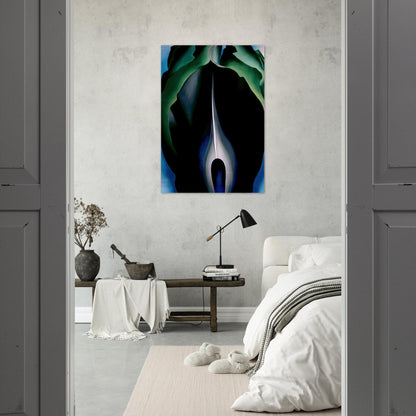 Jack-in-the-Pulpit No. IV - Georgia O'Keeffe Brushed Aluminum Print - 70x100 cm / 28x40 inches | Georgia O'Keeffe Aluminum Print | Georgia O'Keeffe Prints