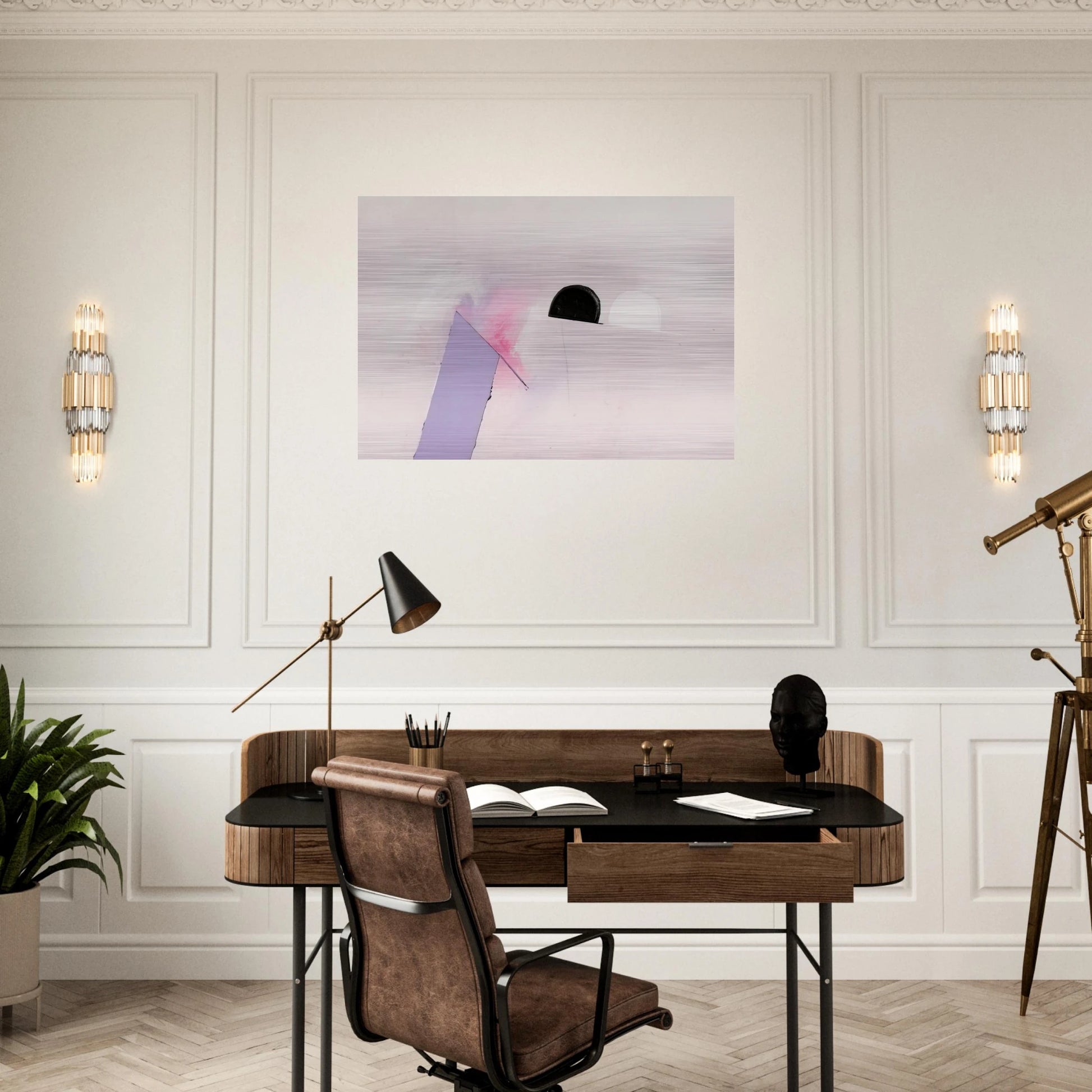 UNTITLED - Luis Feito Brushed Aluminum Print - 70x100 cm / 28x40 inches | Luis Feito Aluminum Print | Luis Feito Prints
