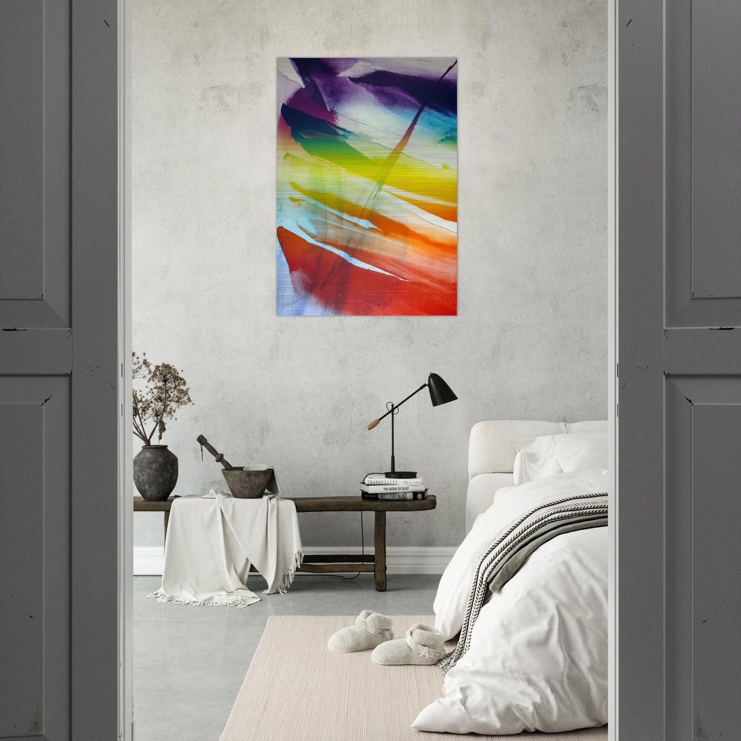 Phenomena Franklin s Kite - Paul Jenkins Brushed Aluminum Print - 70x100 cm / 28x40 inches | Paul Jenkins Aluminum Print | Paul Jenkins Prints
