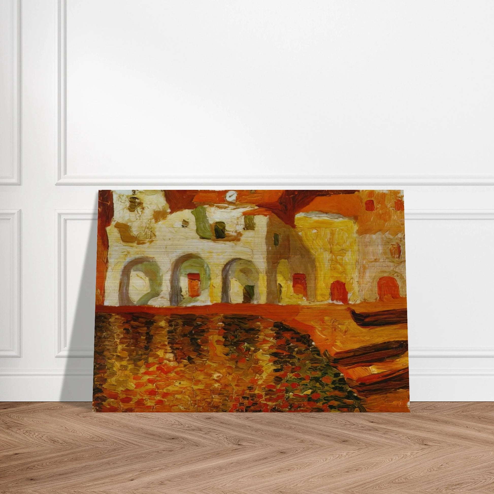 PORTDOGUE 1919 - Salvador Dali Brushed Aluminum Print - 70x100 cm / 28x40 inches | Salvador Dali Aluminum Print | Salvador Dali Prints