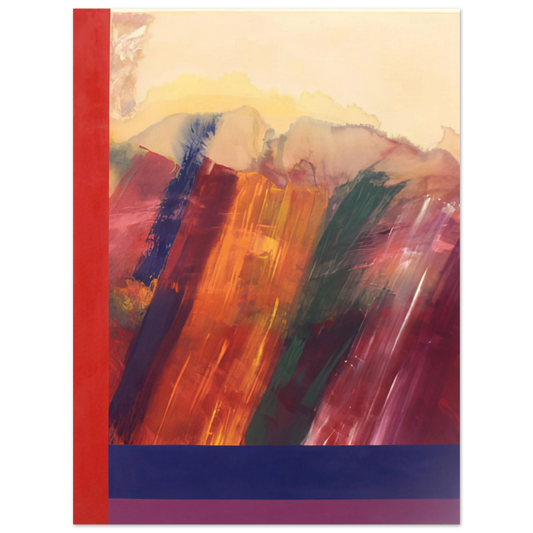 Ronnie Landfield - Garden of Delight - 1971  75x100 cm / 30x40inches Fine Art Poster