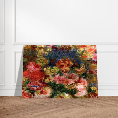 Flowers - Pierre-Auguste Renoir Brushed Aluminum Print - 70x100 cm / 28x40 inches | Pierre-Auguste Renoir Aluminum Print | Pierre-Auguste Renoir Prints