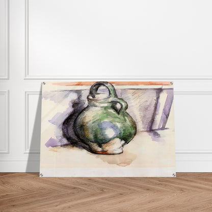 The Green Pitcher - Paul Cézanne Acrylic Print - 70x100 cm / 28x40″ inches