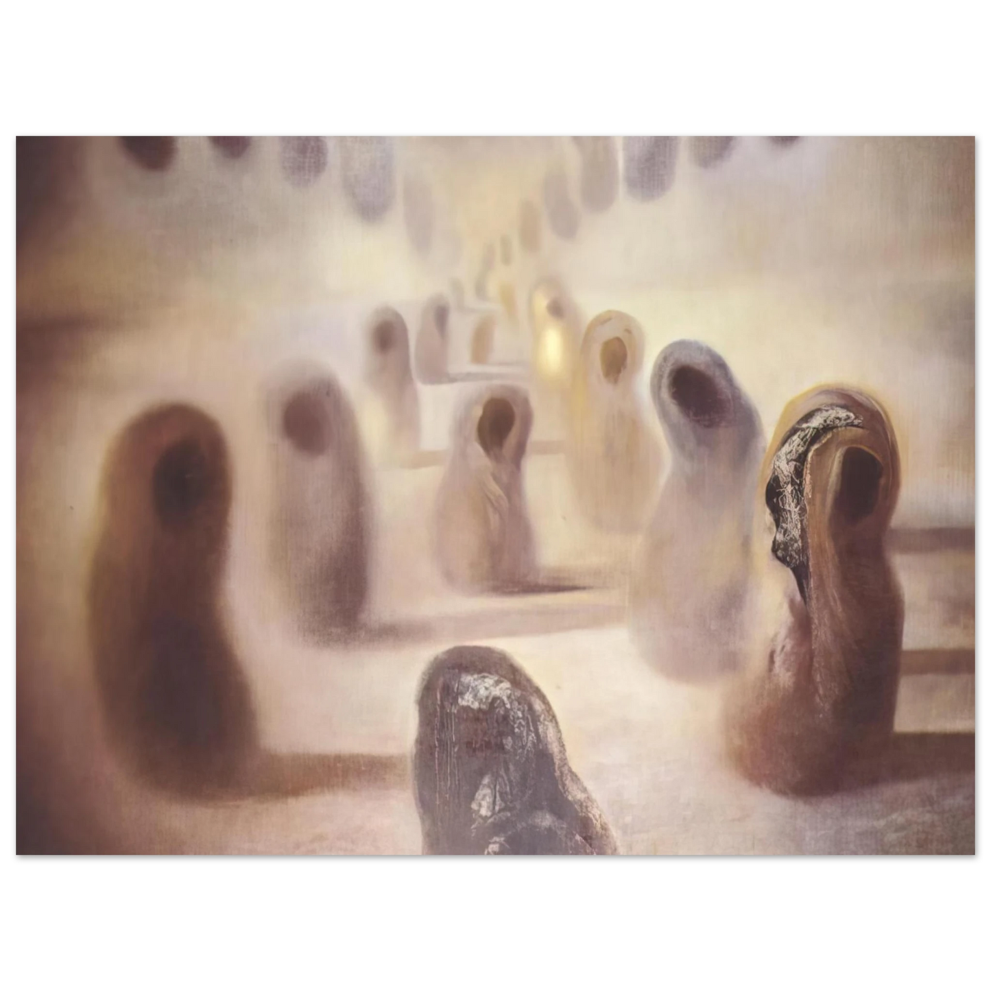 Salvador Dali - DESOXYRIBONUCLEIC ACID ARABS  75x100 cm / 30x40inches Fine Art Poster
