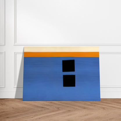 Double Aegean Sun-Box - 1968 - Theodoros Stamos Brushed Aluminum Print - 70x100 cm / 28x40 inches | Theodoros Stamos Aluminum Print | Theodoros Stamos Prints