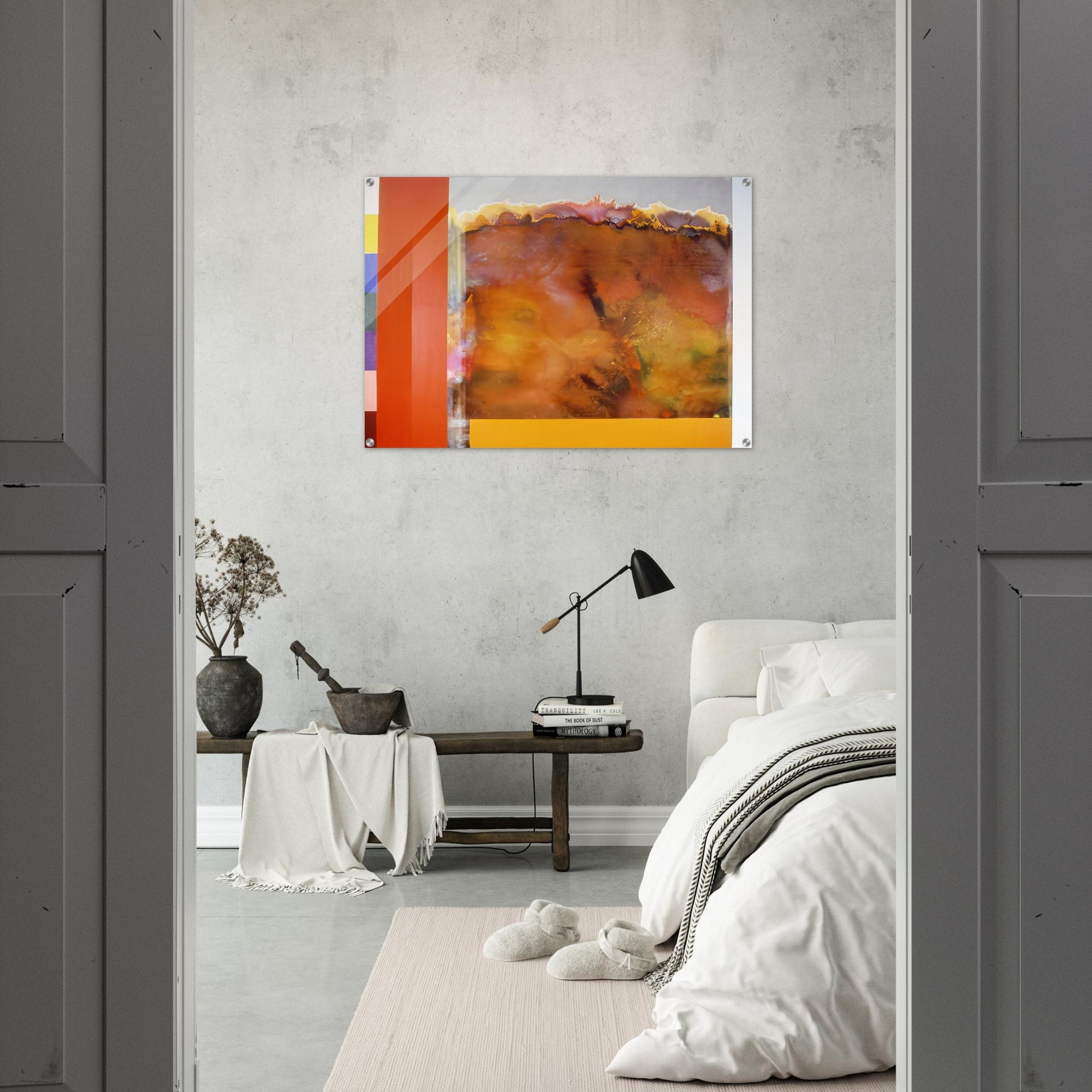 For The Ages - 1985 - Ronnie Landfield Acrylic Print - 70x100 cm / 28x40″ inches