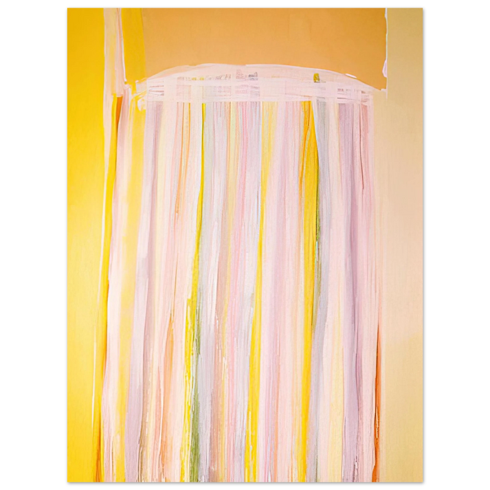 Ronnie Landfield - Yellow Prairie - 1972  75x100 cm / 30x40inches Fine Art Poster