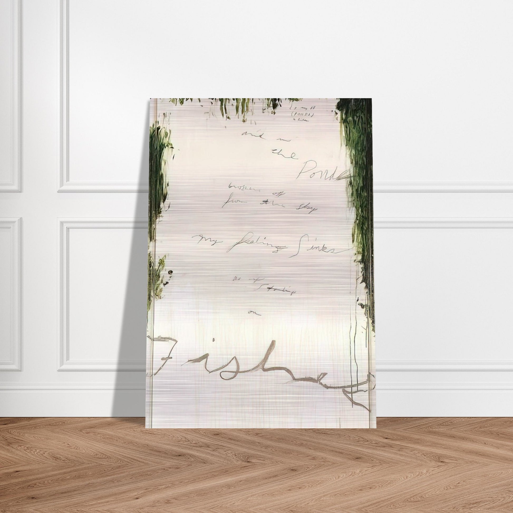 Untitled Part I - Cy Twombly Brushed Aluminum Print - 70x100 cm / 28x40 inches | Cy Twombly Aluminum Print | Cy Twombly Prints