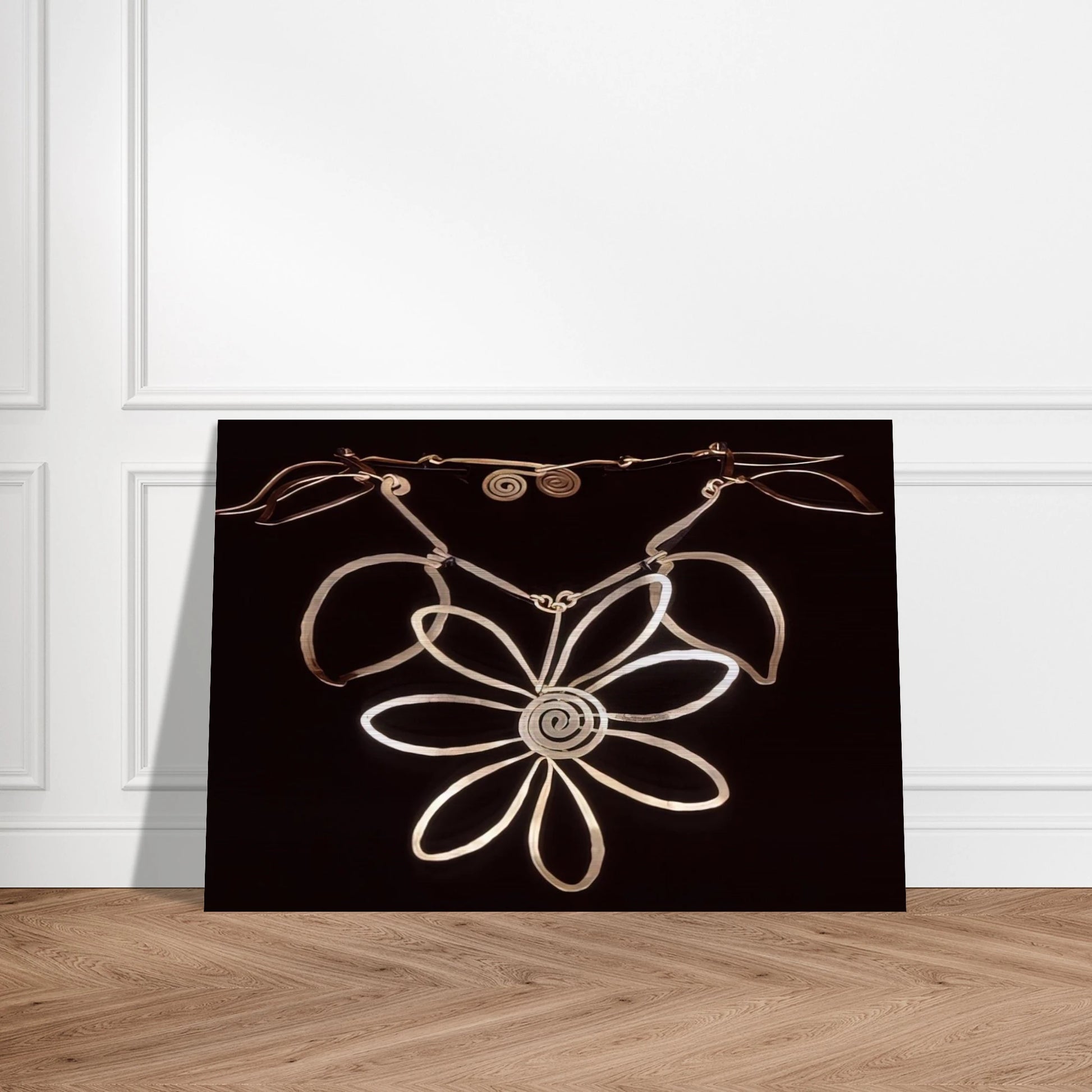 FLOWER NECKLACE 1938 - Alexander Calder Brushed Aluminum Print - 70x100 cm / 28x40 inches | Alexander Calder Aluminum Print | Alexander Calder Prints