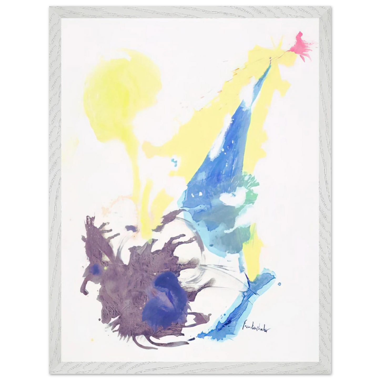 Helen Frankenthaler - Moving Day - 1961 Wall art - 50x70 cm / 20x28 inches - Fine Art Poster-canvas - -