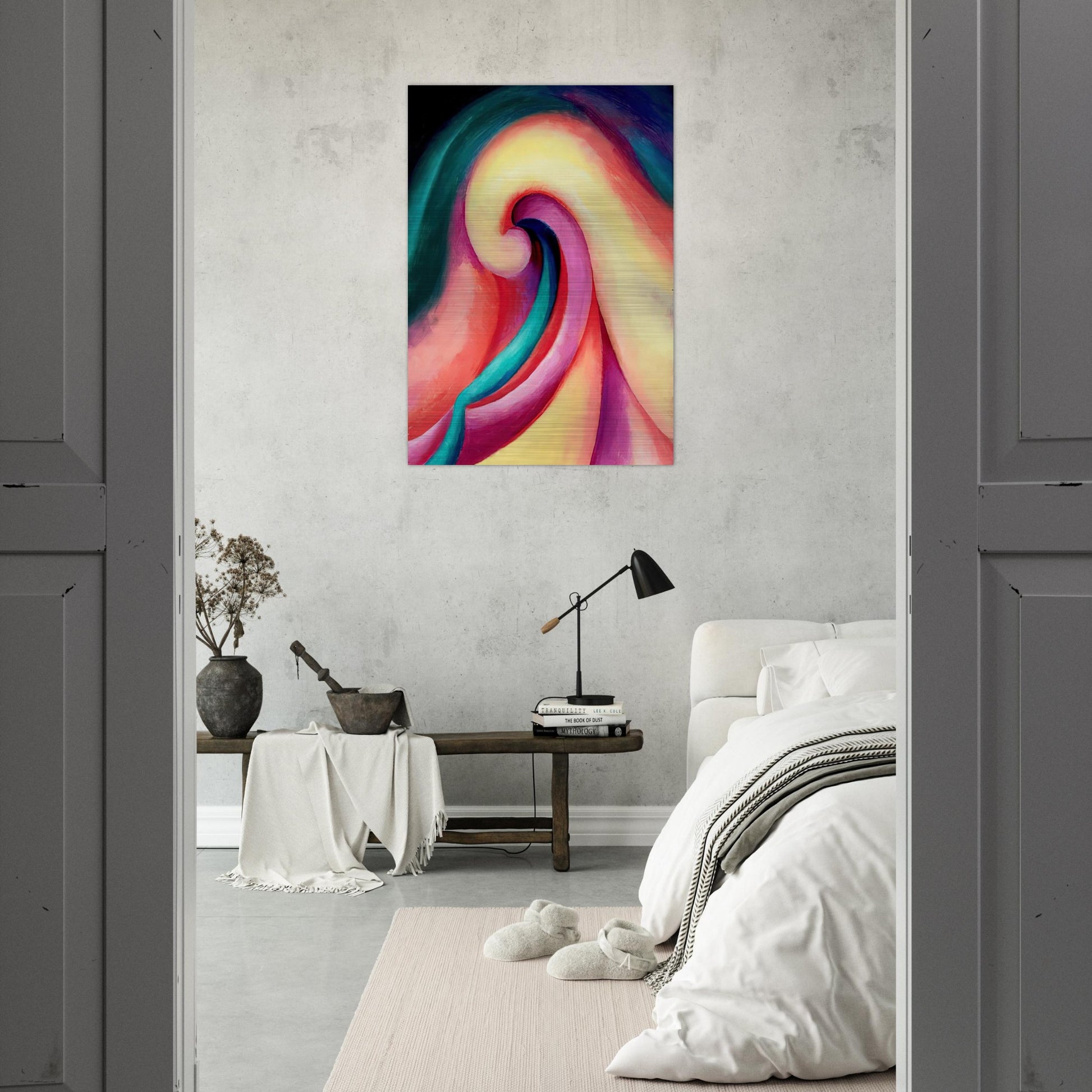 Series I, No. 3 - Georgia O'Keeffe Brushed Aluminum Print - 70x100 cm / 28x40 inches | Georgia O'Keeffe Aluminum Print | Georgia O'Keeffe Prints