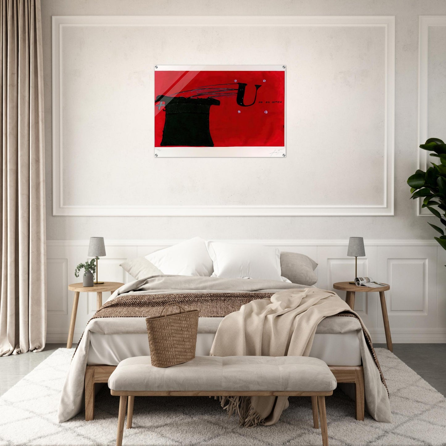 U NO S NING 1979 - Antoni Tapies Acrylic Print - 70x100 cm / 28x40″ inches | Antoni Tapies Wall Art | Antoni Tapies Prints