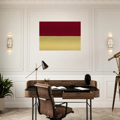 Red and Yellow - Ellsworth Kelly Brushed Aluminum Print - 70x100 cm / 28x40 inches | Ellsworth Kelly Aluminum Print | Ellsworth Kelly Prints