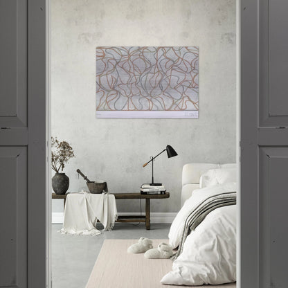 Distant Muses - 2000 - Brice Marden Brushed Aluminum Print - 70x100 cm / 28x40 inches | Brice Marden Aluminum Print | Brice Marden Prints