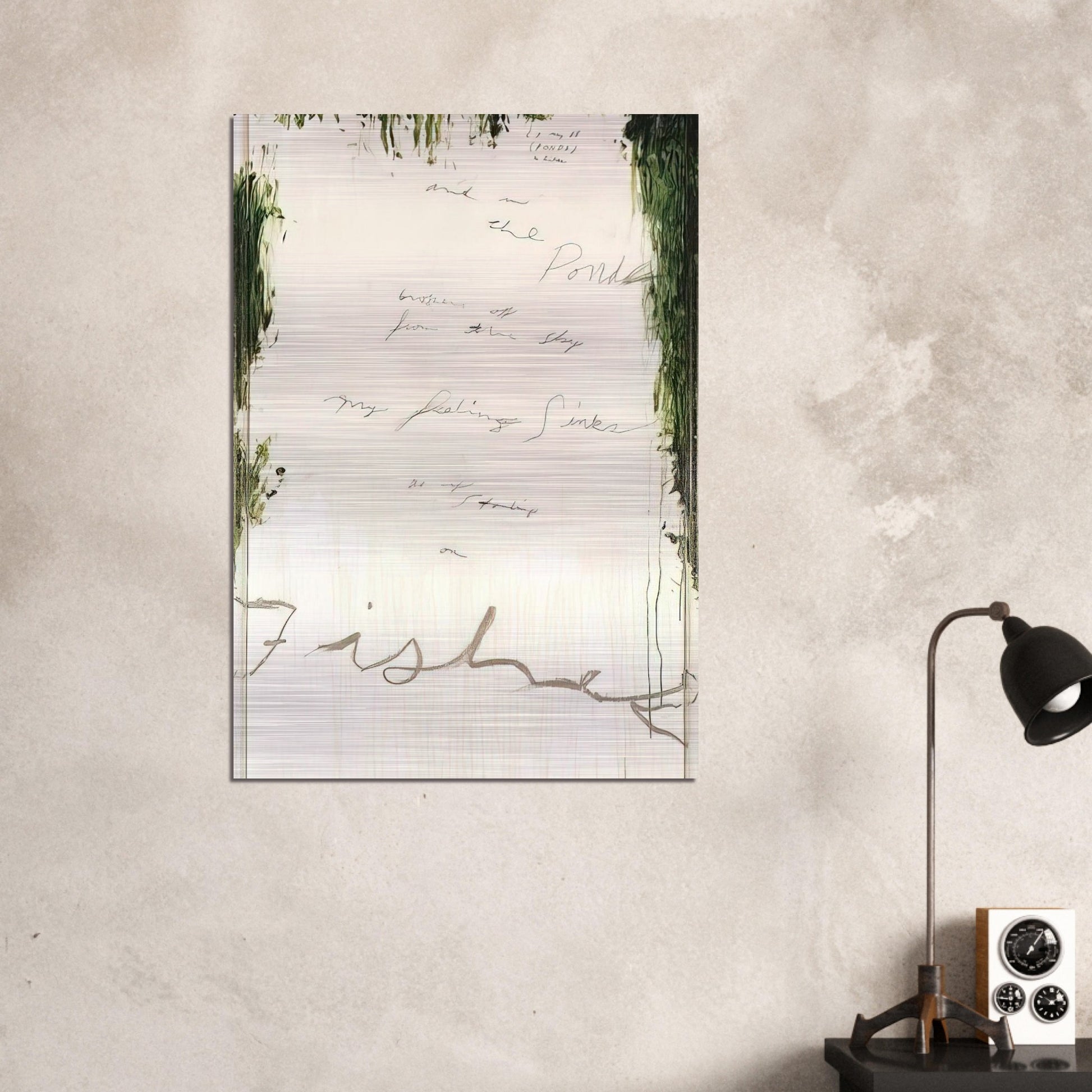 Untitled Part I - Cy Twombly Brushed Aluminum Print - 70x100 cm / 28x40 inches | Cy Twombly Aluminum Print | Cy Twombly Prints