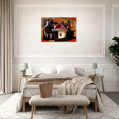 Landscape of Juan-les-Pins - Pablo Picasso Acrylic Print - 70x100 cm / 28x40″ inches