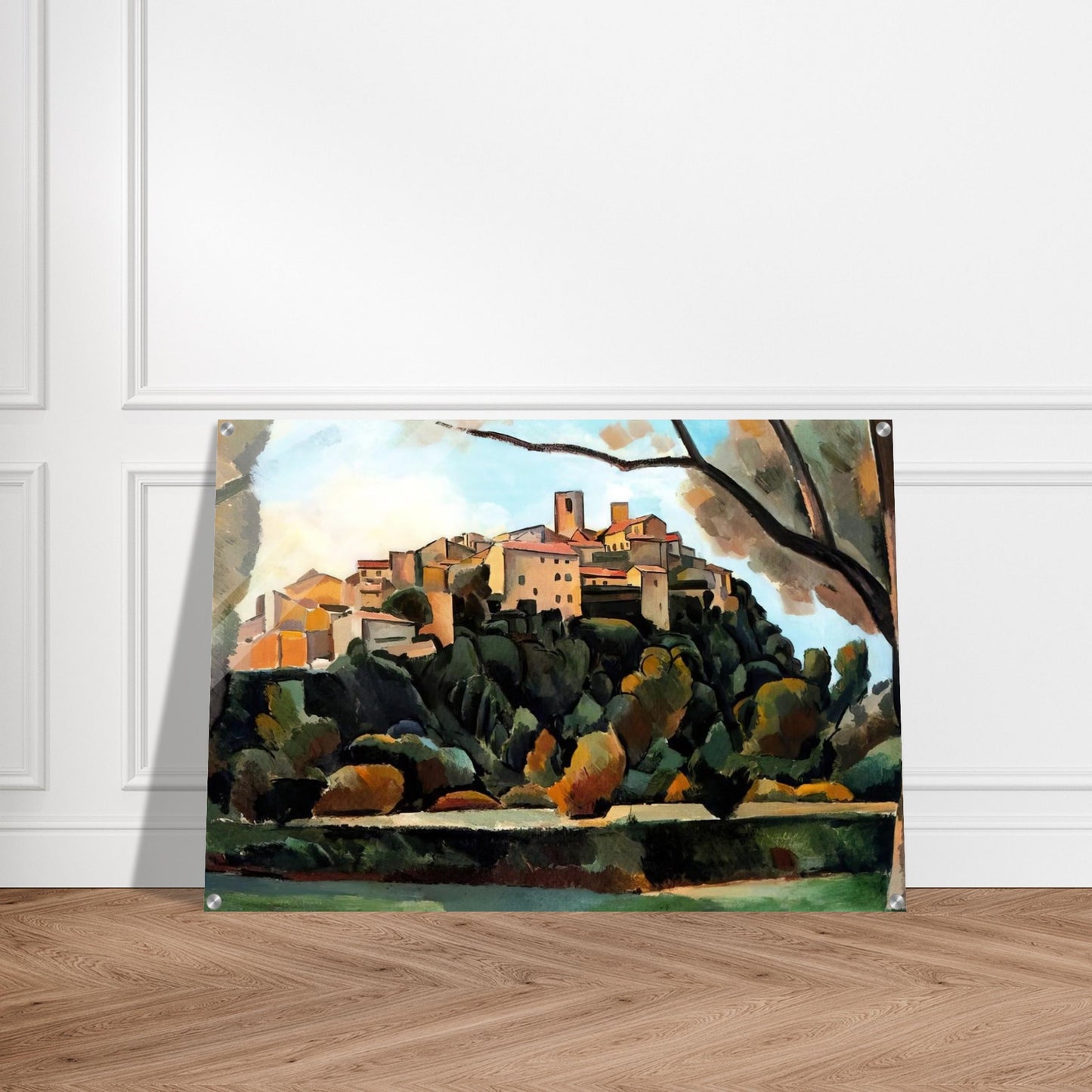 VISTA DE SAINT PAUL DE VENCE 1910 - Andre Derain Acrylic Print - 70x100 cm / 28x40″ inches