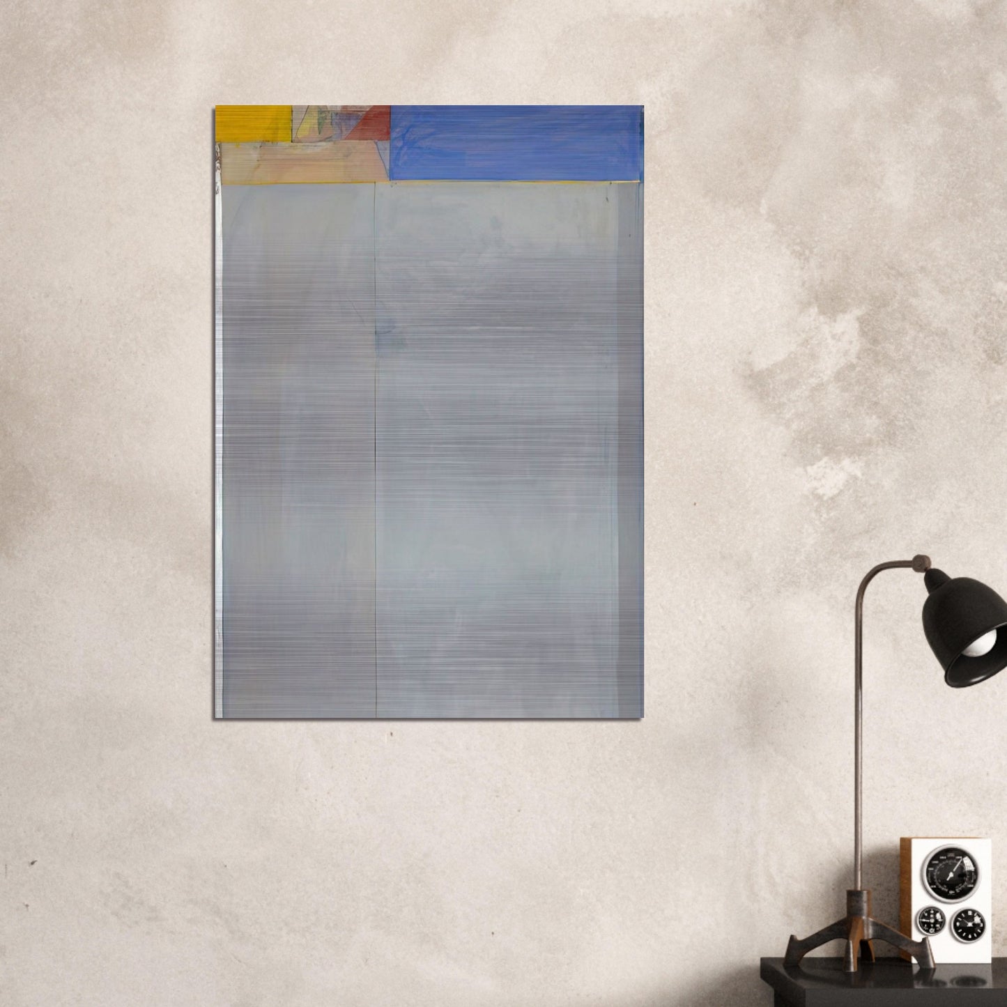 Ocean Park #49 - Richard Diebenkorn Brushed Aluminum Print - 70x100 cm / 28x40 inches | Richard Diebenkorn Aluminum Print | Richard Diebenkorn Prints