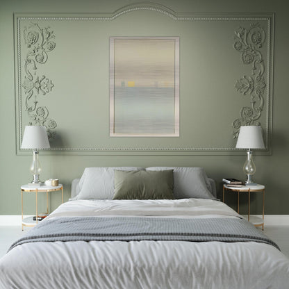 Spazio Luce - 1960 - Antonio Calderara Brushed Aluminum Print - 70x100 cm / 28x40 inches | Antonio Calderara Aluminum Print | Antonio Calderara Prints