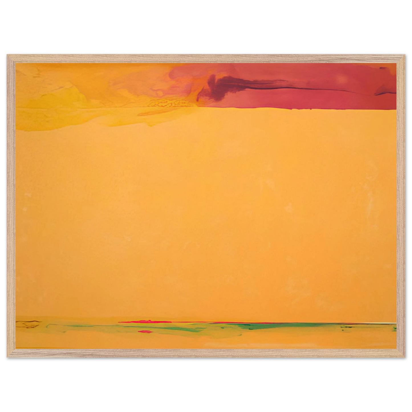 Helen Frankenthaler - Southern Exposure - 2005 Wall art - 50x70 cm / 20x28 inches - Premium Wooden Framed Poster With Fine Art Paper-canvas - Wood frame