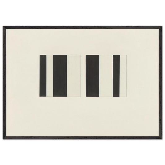 Annunciation Study I - 1978 - Brice Marden 70x100 cm / 28x40 inches Framed Art Print – Black Wooden Frame